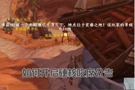 硬核噶人嘠疯了，如何开启硬核吃席公告！ #魔兽世界怀旧服视频封面