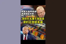 美国明日正式对墨西哥和加拿大两国加征关税，加拿大多名政客强势回应：“我们什么都干得出来”、“将双倍奉还”、“首批报复性关税已经在路上”#美国 #加拿大 #特朗普 #美国总统 #关税视频封面