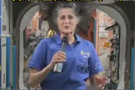美国滞留太空女宇航员回应变“锥子脸”：我的体重和进太空时一样 #美国女宇航员 #滞留太空 #锥子脸 #体液转移 #减重视频封面