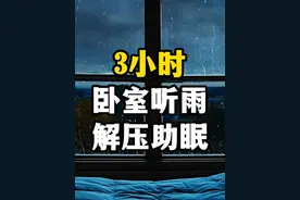 3小时雨声阿尔法脑波催眠曲完整版，快速解压助眠。 滴答...滴答.