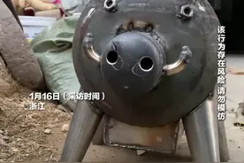 男子把旧煤气罐爆改成柴火炉 圆滚滚的造型太可爱 网友：以前一肚子气 现在一肚子火视频封面