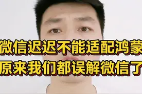 微信迟迟不能适配鸿蒙，原因找到了。