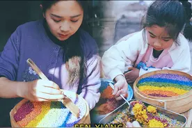 彩色糯米饭没有大家想象中麻烦，今天分享几个超简单的颜色，一看就能会。#五色糯米饭 #三月三 #广西三月三视频封面