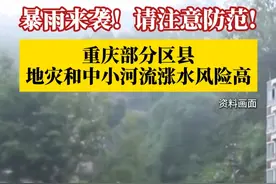 暴雨来袭！重庆部分区县地灾和中小河流涨水风险高，请注意防范！#第1眼TV口说有屏 #媒体精选计划视频封面