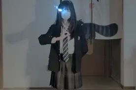 #早川秋 #变身 召唤狐狸的#特效视频 太酷了 #狐族又该登场了 #jk #Lolita #白狐视频封面