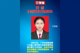 黄燕任剑阁县代理县长 #广元 #人事视频封面