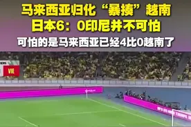 归化“暴揍”越南！马来西亚4-0大胜领跑亚预赛，5新晋归化身价共800万视频封面