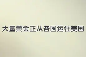 大量黄金正从各国运往美国视频封面
