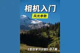 相机入门篇07：风光场景参数设置 #相机入门基础教学 #相机参数 #相机设置 #相机基础知识视频封面