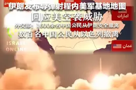 伊朗发布导弹射程内美军基地地图，回应美空袭威胁，外交部：已有1600余名中国公民从伊朗安全撤离，数百名中国公民从以色列撤离视频封面