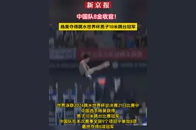 中国队8金收官！杨昊夺得跳水世界杯男子10米跳台冠军视频封面