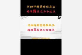 详细拆解弱转强战法 精准買在龙头分歧点 #股市 #股民 #干货分享 #财经知识视频封面