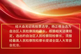 杨正根当选为自治区人民检察院检察长 视频封面