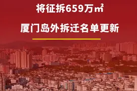 将征拆659万㎡
厦门岛外拆迁名单更新视频封面