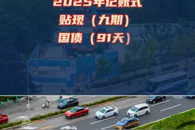 财政部发行2025年记账式贴现（九期）国债（91天）#国债视频封面