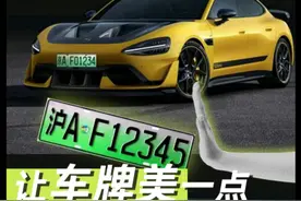 让车牌变好看，真就那么难？#车牌 #雷军 #汽车 #新能源汽车