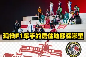 现役20名F1车手的居住地都在哪里 #F1 #方程式赛车 #现役F1车手视频封面
