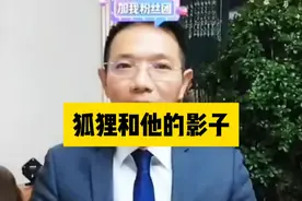狐狸和他的影子#李圣说法  #法律咨询 #法律科普 #法律咨询 #多学法律少吃亏 #律师普法 #法律常识 #法律视频封面
