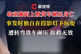 幼童躺街上被货车碾压身亡，事发时独自在投影灯下玩耍 #幼童被碾压身亡  #幼童独自在投影灯下玩被车轧  #云南大理