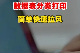 Excel按类别分类打印文件～举个例子 #excel #excel教学 #office办公技巧  #excel技巧视频封面