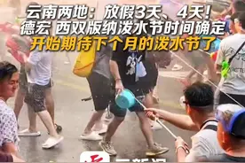 云南两地：放假3天、4天！德宏、西双版纳泼水节时间确定#来云南旅居吧  #有一种叫云南的生活  #美好生活在云南视频封面