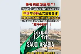 事关核能发展安全！中国与沙特正式签署合作 #沙特#核能#核安全#中国#能源视频封面