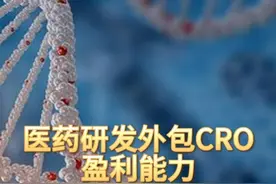 医药研发外包CRO，盈利最强的10家企业 #医药研发外包 #CRO #盈利能力