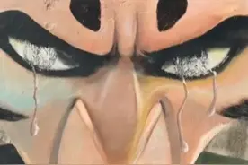 山东男子画申公豹，发现是老人害怕吓着小孩才破坏的！作者：“人心中的成见就是一座大山！”#哪吒视频封面