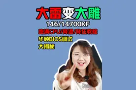 CPU降压小白保姆级教程 降压有风险，操作需谨慎，谨慎！谨慎！再谨慎！！！#干货分享 #diy电脑 #干货都在这 #电脑知识 #一分钟干货教学视频封面