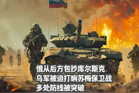 俄从后方包抄库尔斯克，乌军被迫打响苏梅保卫战，多处防线被攻破视频封面