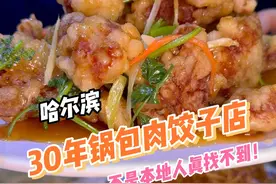 谢谢那两位粉丝朋友！让我在30年的饺子店里吃到了本命锅包肉！ #东北老式锅包肉有多好吃 #舌尖上的抖音 #北方美食  #省饭课代表 #美食带你回家 @DOU+小助手视频封面