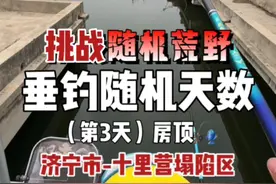 挑战随机荒野垂钓！在房顶上钓鱼是种什么体验？#dou是钓鱼人 #2023dou来钓鱼#随机荒野垂钓视频封面