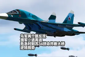 乌军两个旅反攻，俄一退再退，危急时刻苏34炸断大桥逆转局势视频封面
