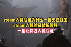 steam人机验证为一直无法过去，steam人机验证破解教程