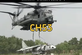 直升机吊战斗机，CH53K重型直升机有多牛#ch53直升机视频封面