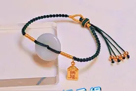 简单好看的平安扣手绳【平安纳福手绳】的慢动作编绳教程 #平安扣编织手绳 #手绳编织教程 #编绳教程 #手工diy #平安扣视频封面