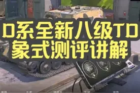 【毛毛WOTB】D系全新八级TD：象式测评讲解#坦克世界闪击战视频封面