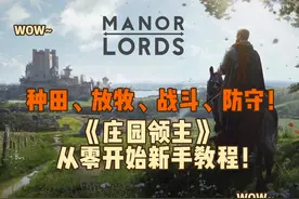 《庄园领主》从零开始新手教程！种田、放牧、战斗、防守！