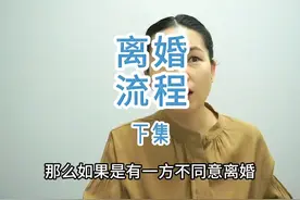 离婚案件办理流程的下集，干货满满哦！ #律师 #法律咨询视频封面