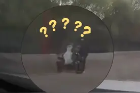 小孩哥私自骑乘电动车出街，技术没练成还摔伤腿... @彬州交警视频封面