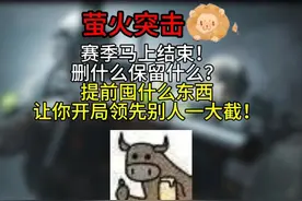 赛季结束删什么？可以提前囤点啥？ #萤火突击