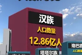 你知道中国56个民族哪个民族的人数最多吗 #56个民族 #排行榜视频封面