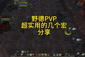 魔兽野德PVP几个超实用宏分享。 #魔兽世界 #魔兽世界怀旧服