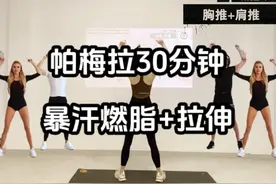【投屏版】帕梅拉30分钟合集｜暴汗燃脂+拉伸！瘦全身！ 原视频视频封面