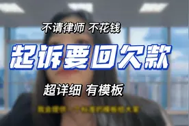 不请律师如何起诉要回欠款？民间借贷起诉流程——超级详细版视频封面