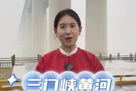 在三门峡的黄河边，看到了黄河上最大的一座桥！#玉见黄河 #行走河南读懂中国 #黄河文化旅游带 #三门峡黄河公铁两用大桥视频封面