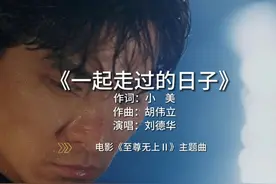 电影《至尊无上Ⅱ》主题曲《一起走过的日子》刘德华演唱