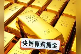 央妈连续两月停止黄金购买，预示着什么？ #热点 #甜妹 #可爱视频封面
