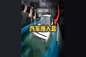 将汽车泡在盐水里会发生什么？牛人使用爱车测试，结局十分心痛视频封面