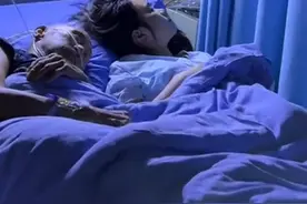 #孙女送东西照顾爷爷太累睡到旁边  网友：“一看就是爷爷带大的乖孙女”#爷爷 #孙女 #湖南dou知道视频封面